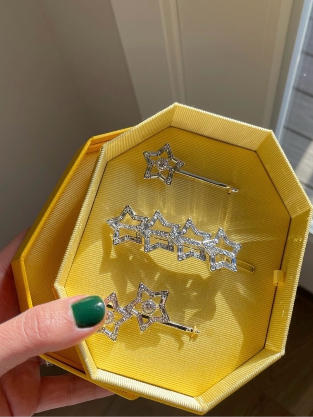 NIB Swarovski Crystal Star Hair Accessory
